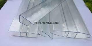 10 MM PLASTİK POLİKARBON H BAĞLANTI ÇITASI 1 METRE