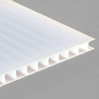 ALRİTA 100X100X4MM OPAK BEYAZ OLUKLU POLİKARBON LEVHA