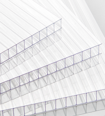 ALRİTA 100X100X8MM ŞEFFAF OLUKLU POLİKARBON LEVHA