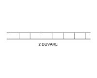 ALRİTA 50X70X4MM YEŞİL OLUKLU POLİKARBON LEVHA