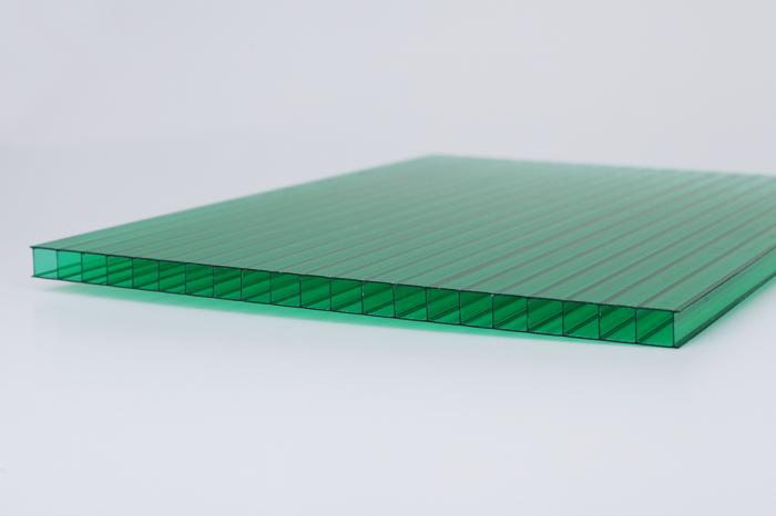 ALRİTA 70X70X6MM YEŞİL OLUKLU POLİKARBON LEVHA