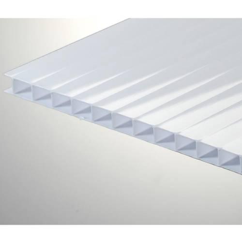 ALRİTA 70X70X8MM OPAK BEYAZ OLUKLU POLİKARBON LEVHA