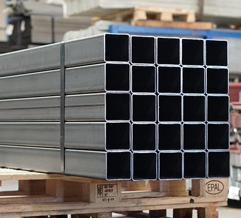 BHK 40x80x2 mm Siyah Demir Kutu Profil 1 Metre