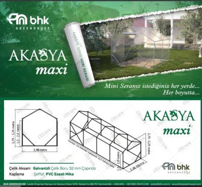 BHK AKASYA MAXI HOBİ BAHÇE SERAS 6.00*3.90*2.00 - 23.40M2